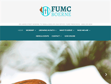 Tablet Screenshot of fumc-boerne.org